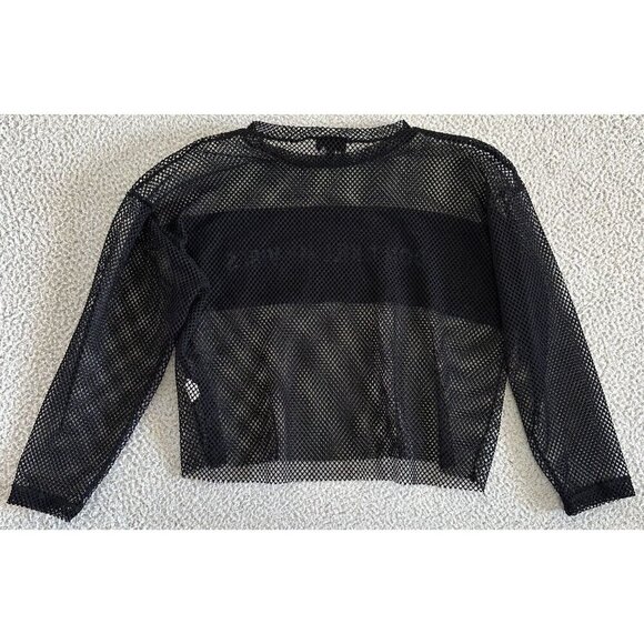 Riot Queen Mesh Top Gothic Crop Kawaii Japan Don’t Kill My Vibes Oversized - Picture 2 of 16